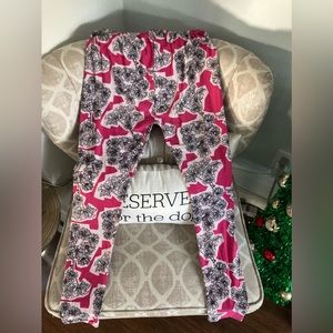 Flower pattern leggings